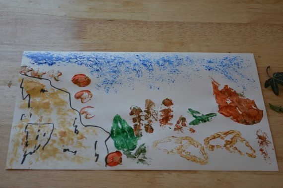 Ergebnis des Materialdrucks