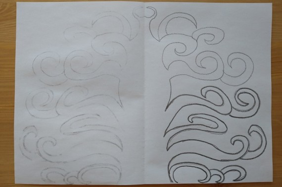 Beim Aufklappen kompletter Baum sichtbar